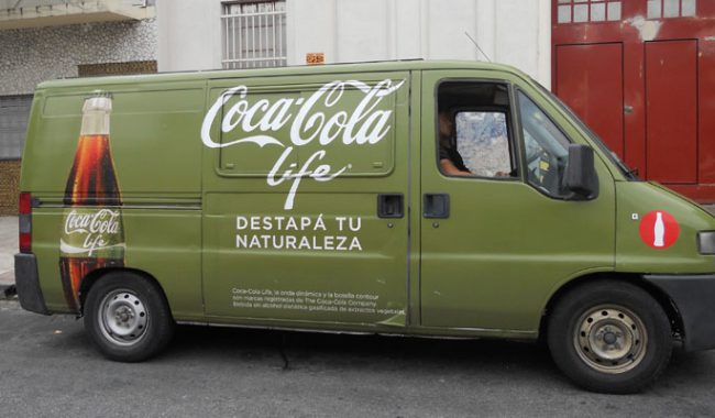 Ploteo vehicular Coca-Cola