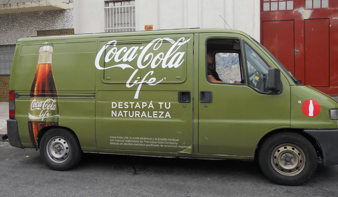 Ploteo vehicular Coca-Cola