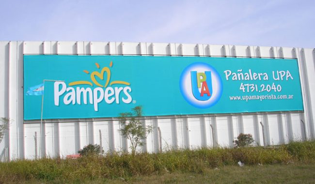 Gigantografia Pampers