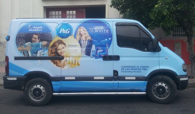 Ploteo vehicular P&G