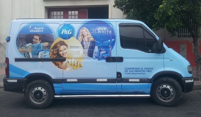 Ploteo vehicular P&G